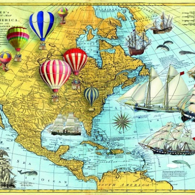 Puzzle Ameryka północna