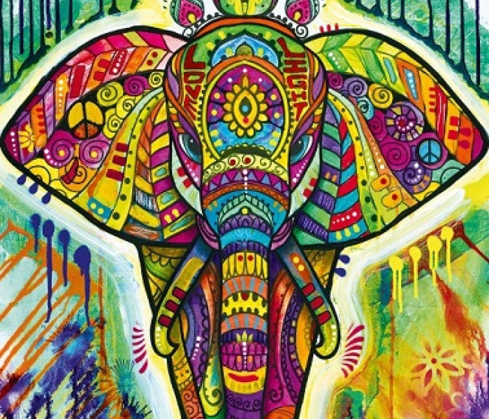 Puzzle - Bluebird - Słoń