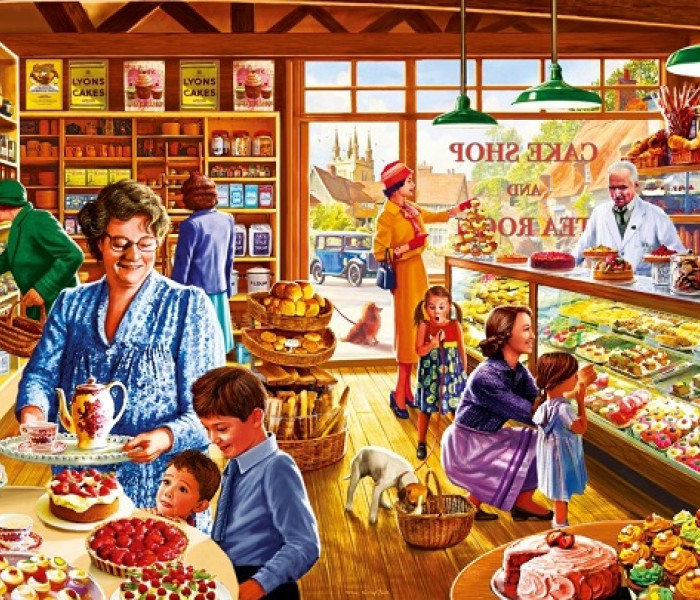 Puzzle - Bluebird - Puzzle Stara cukiernia