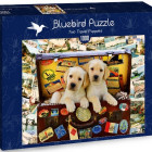 Puzzle - Bluebird - Szczenięta w podróży