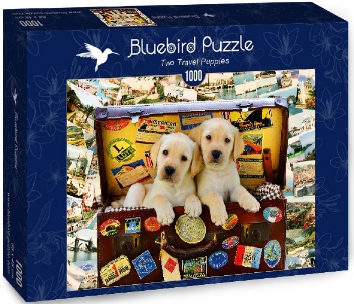 Puzzle - Bluebird - Szczenięta w podróży