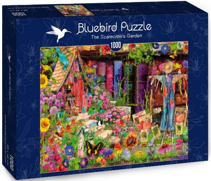 Puzzle - Bluebird - Strach na wróble w ogrodzie