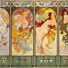 Puzzle - Bluebird - Cztery pory roku