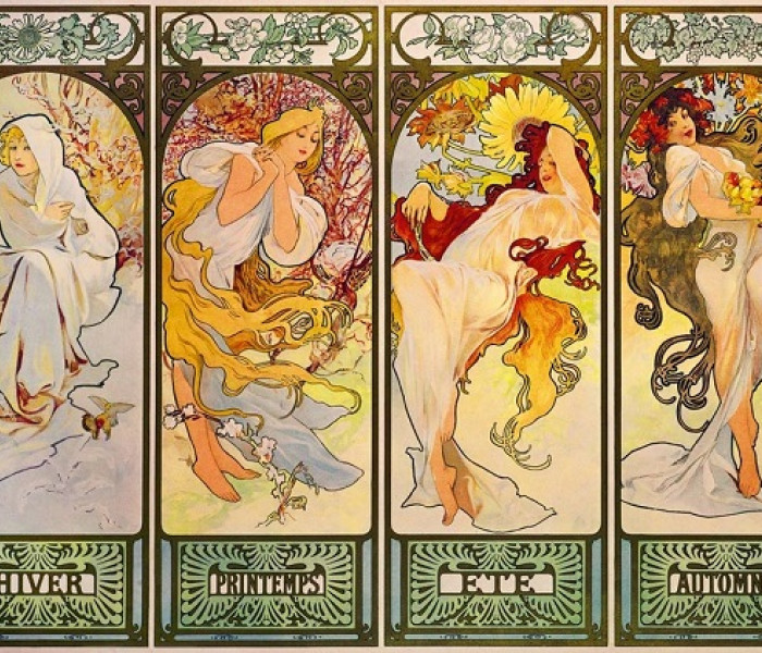 Puzzle - Bluebird - Cztery pory roku