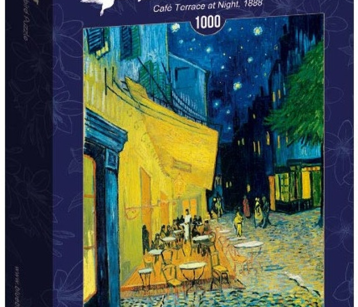 Puzzle - Bluebird - Taras kawiarniany nocą