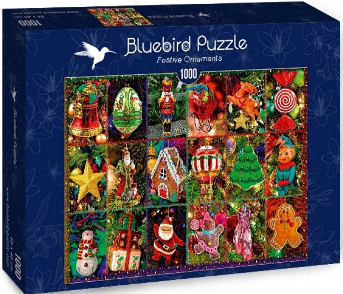 Puzzle - Bluebird - Świąteczne ozdoby