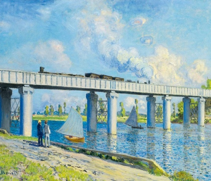 Puzzle - Bluebird - Most kolejowy w Argenteuil