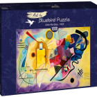 Puzzle - Bluebird - Żółty, czerwony, niebieski