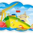 Puzzle - Castorland - Dzień w porcie - Maxi