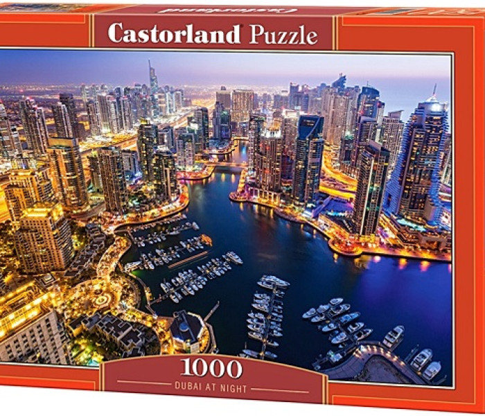 Puzzle - Castorland - Dubaj nocą