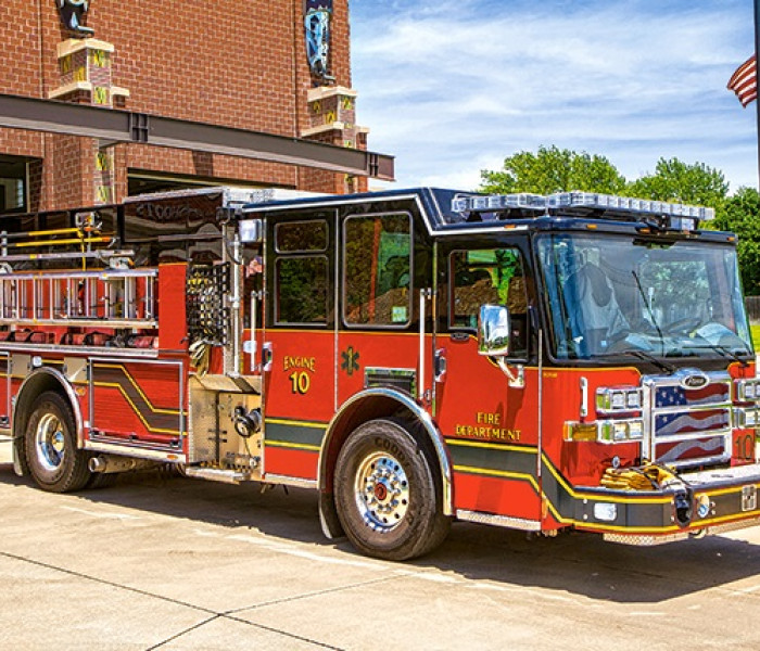 Puzzle - Castorland - Wóz strażacki