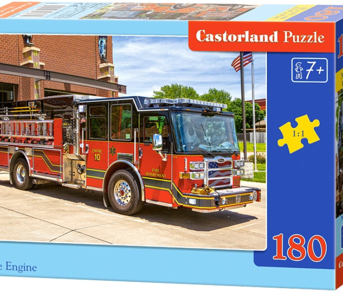 Puzzle - Castorland - Wóz strażacki