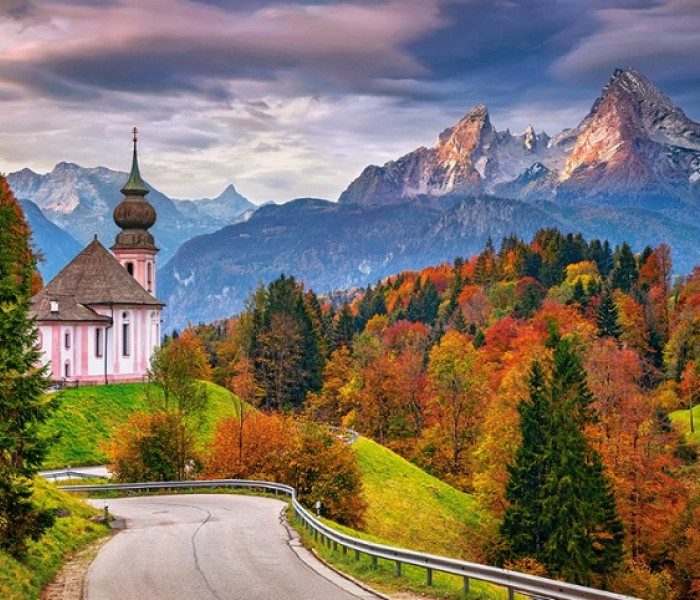 Puzzle - Castorland - Jesień w Alpach Bawarskich