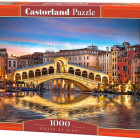 Puzzle - Castorland - Most Rialto nocą