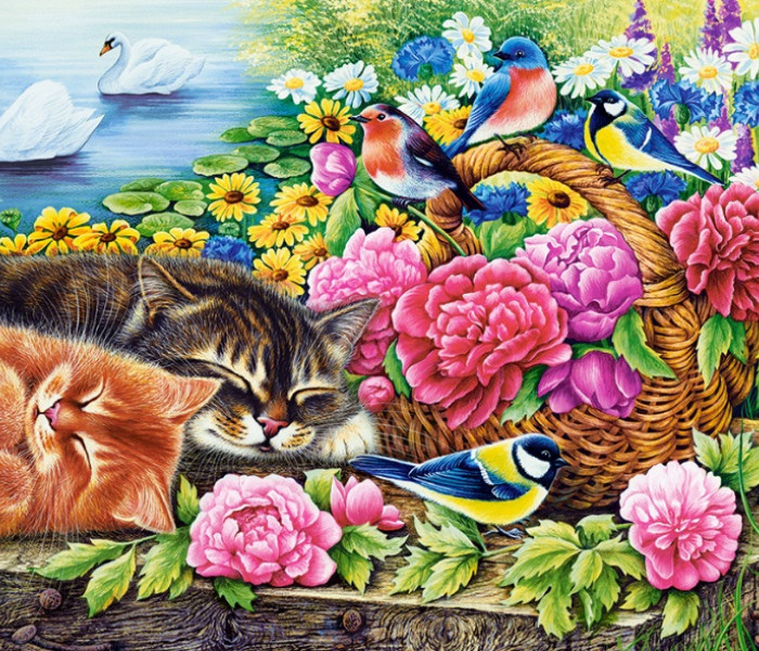 Puzzle - Castorland - Niedzielny odpoczynek