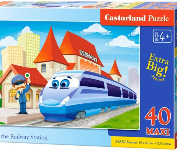 Puzzle - Castorland - Dworzec - Maxi
