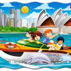 Puzzle - Castorland - Wycieczka do Sydney - Maxi