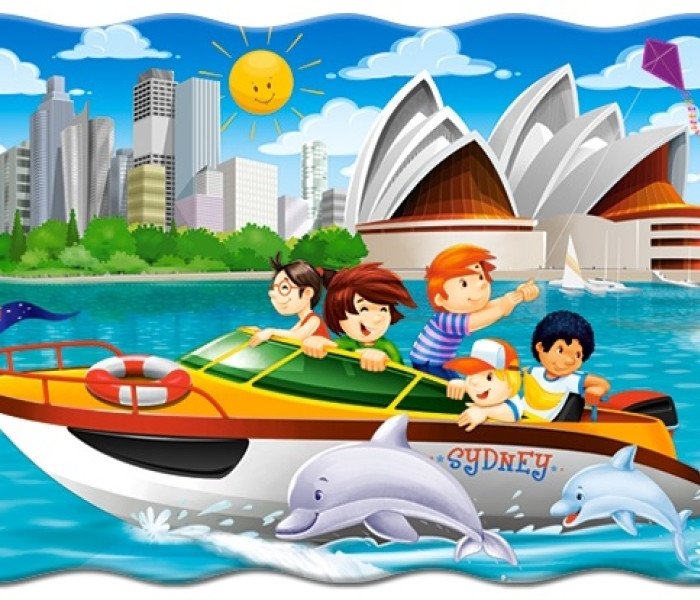 Puzzle - Castorland - Wycieczka do Sydney - Maxi