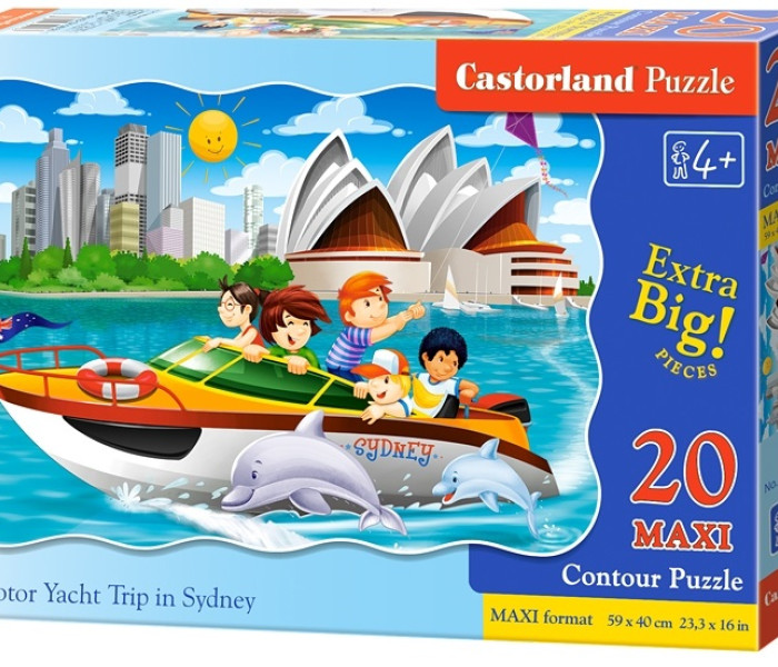 Puzzle - Castorland - Wycieczka do Sydney - Maxi