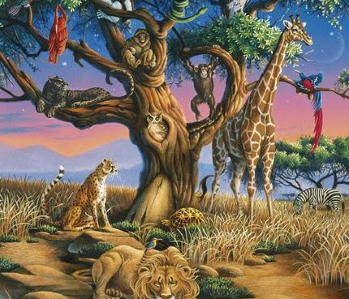 Puzzle - Clementoni - Afrykańska dzicz