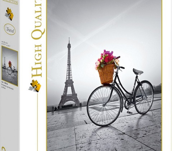 Puzzle - Clementoni - Romantyczna promenada w Paryżu