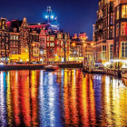 Puzzle - Clementoni - Światła Amsterdamu