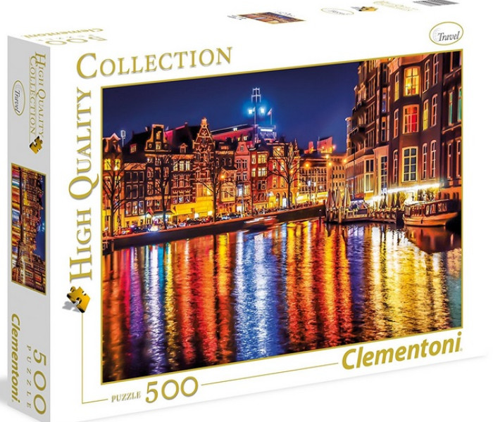 Puzzle - Clementoni - Światła Amsterdamu