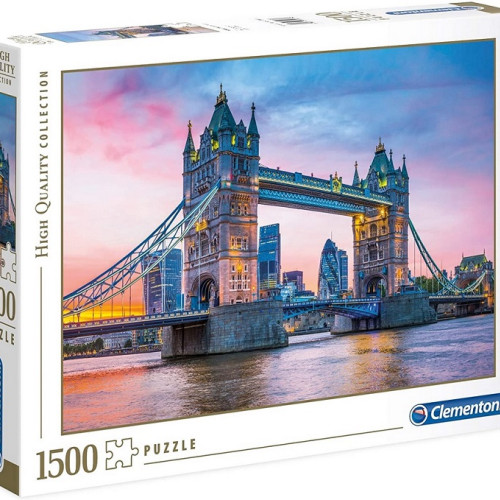 Tower Bridge o zachodzie słońca