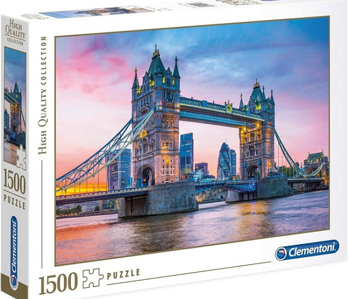 Puzzle - Clementoni - Tower Bridge o zachodzie słońca