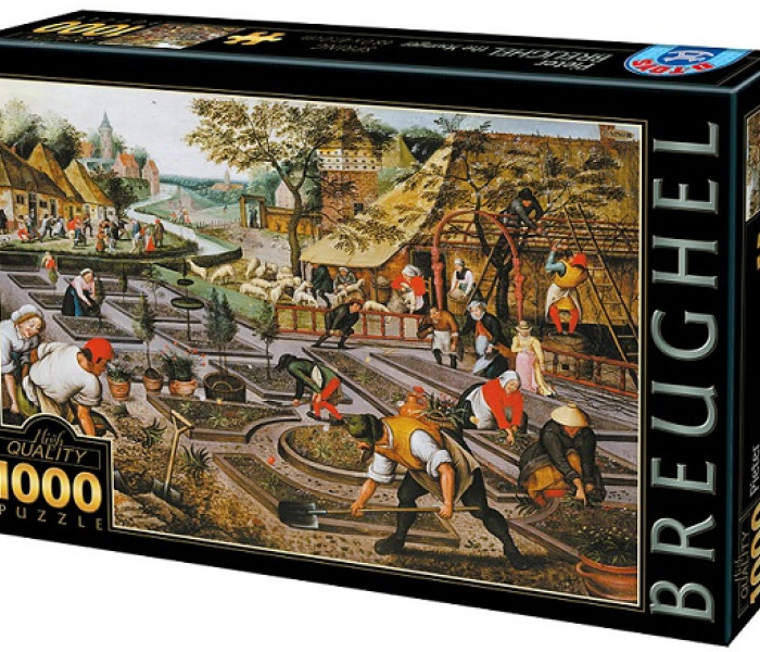 Puzzle - D-toys - Puzzle Wiosna