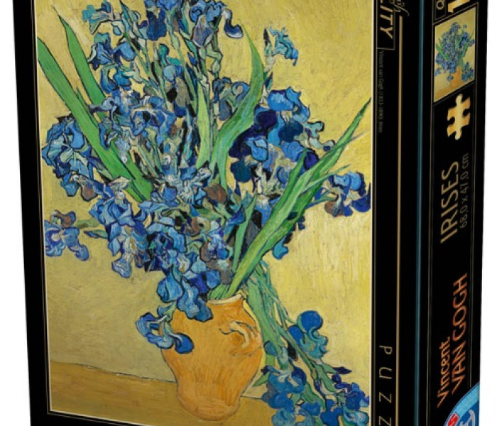 Puzzle - D-toys - Puzzle Irysy w wazonie