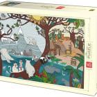 Puzzle - D-toys - Puzzle Lato i zima