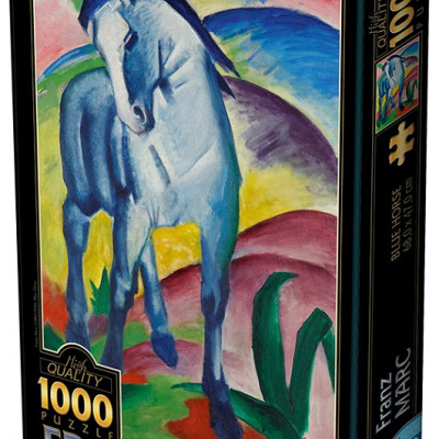 Puzzle Niebieski koń