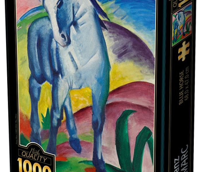 Puzzle - D-toys - Puzzle Niebieski koń