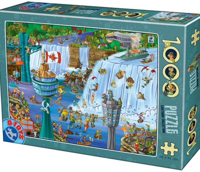 Puzzle - D-toys - Puzzle Wodospad Niagara
