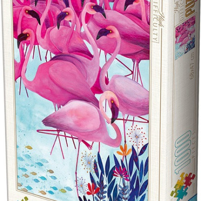 Puzzle Flamingi