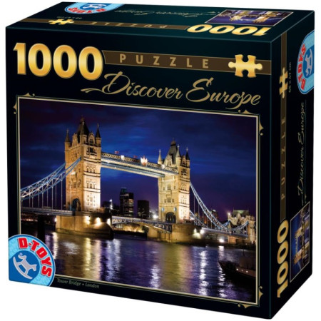 Puzzle Tower Bridge w nocy