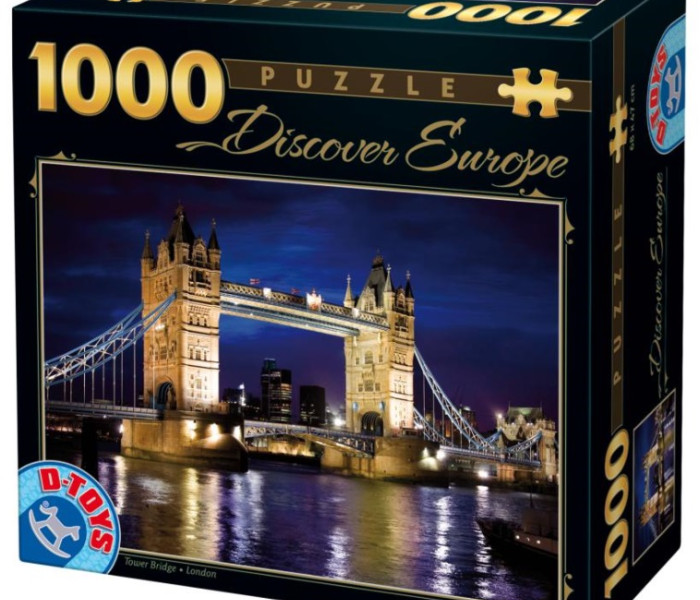 Puzzle - D-toys - Puzzle Tower Bridge w nocy