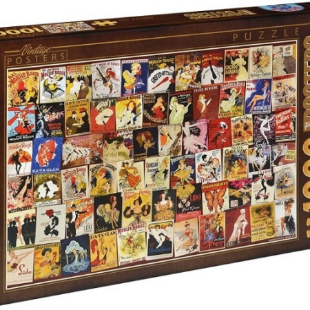 Puzzle Retro plakaty