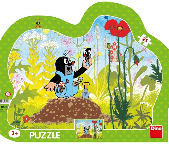 Puzzle - Dino - Kret i majtki