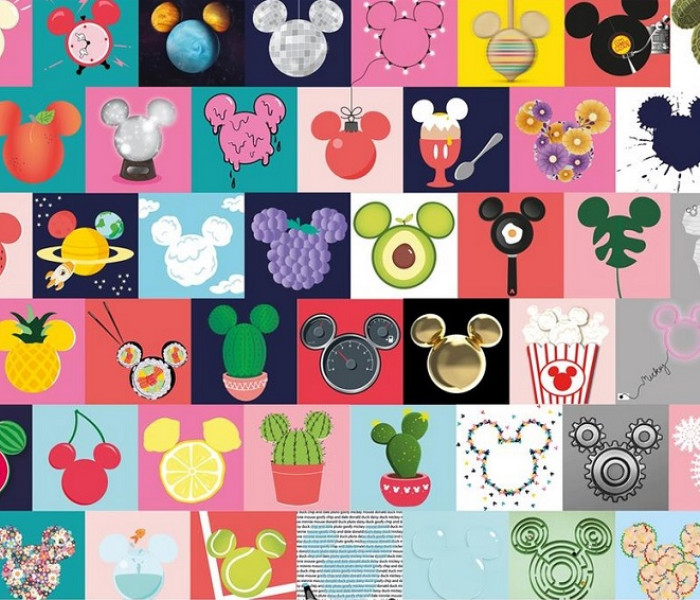 Puzzle - Dino - Uszy Myszki Miki