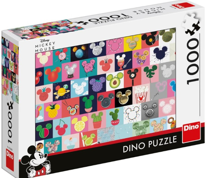Puzzle - Dino - Uszy Myszki Miki