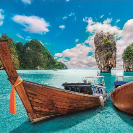 Zatoka wyspy Phuket - Puzzle Panoramiczne 