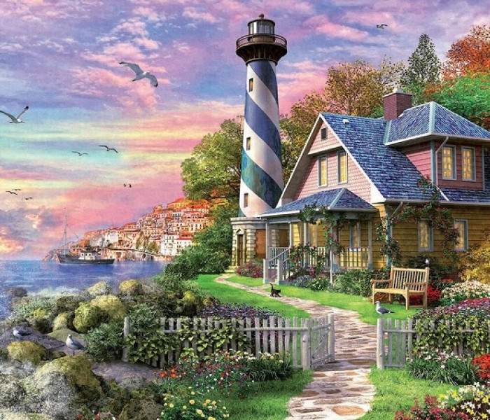 Puzzle - Educa - Latarnia morska Rock Bay