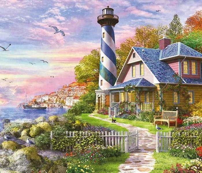 Puzzle - Educa - Latarnia morska Rock Bay