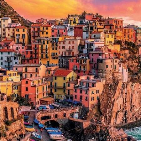 Manarola, Cinque Terre, Włochy - XXL Puzzle
