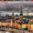 Puzzle - Educa - Widok na Sztokholm, Szwecja