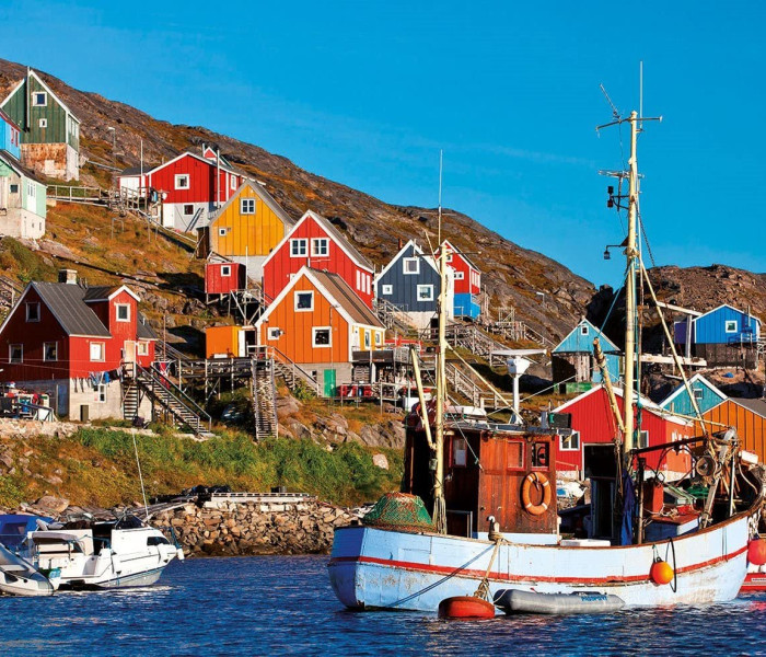 Puzzle - Educa - Domy skandynawskie