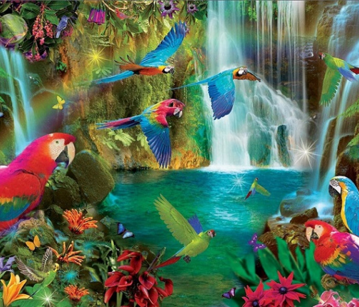 Puzzle - Educa - Papugi tropikalne