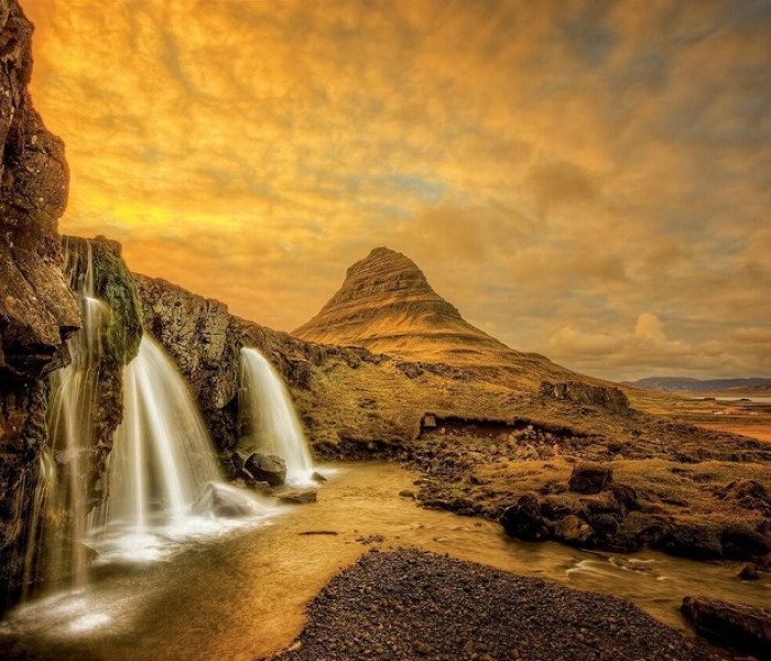 Puzzle - Educa - Wodospad Kirkjufellsfoss, Islandia
